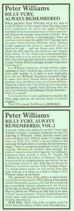 Peter Williams - Billy Fury